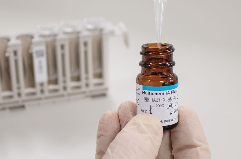 Multichem IA Plus Immunoassay quality control in use